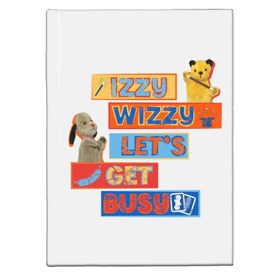 Sooty Izzy Wizzy Let's Get Busy Stacked A5 Hardcover Notebook