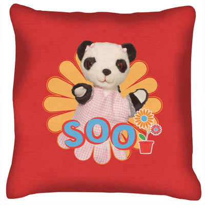 Sooty Soo Retro Flower Cushion