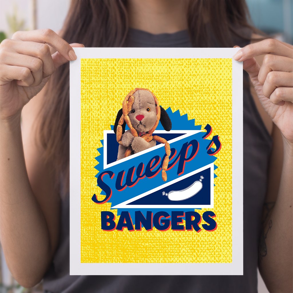Sooty Sweep's Bangers A4 Print