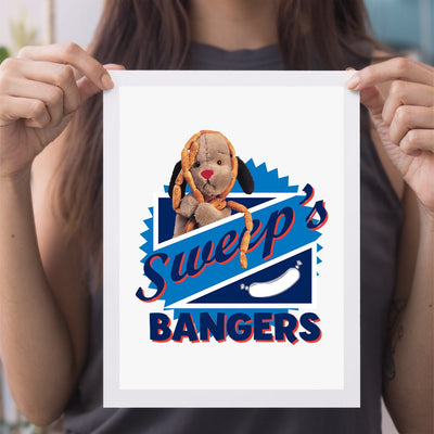 Sooty Sweep's Bangers A4 Print