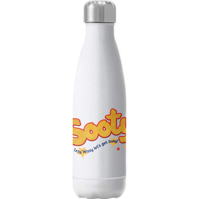 Sooty Yellow Text Logo Insulated Stainless Steel Water Bottle