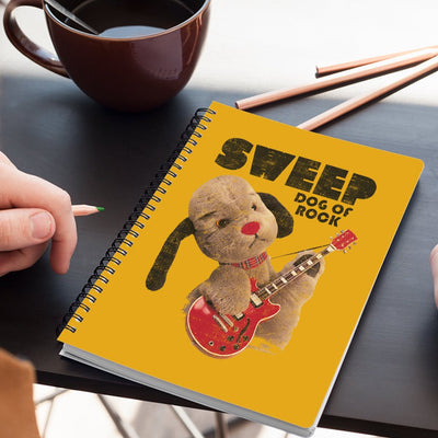 Sooty Sweep Dog of Rock A5 Spiral Notebook