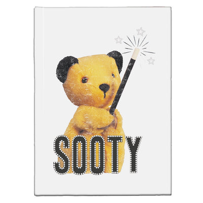 Sooty Magic Wand A5 Hardcover Notebook