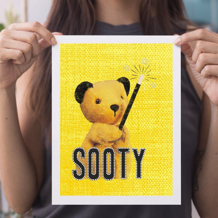 Sooty Magic Wand A4 Print