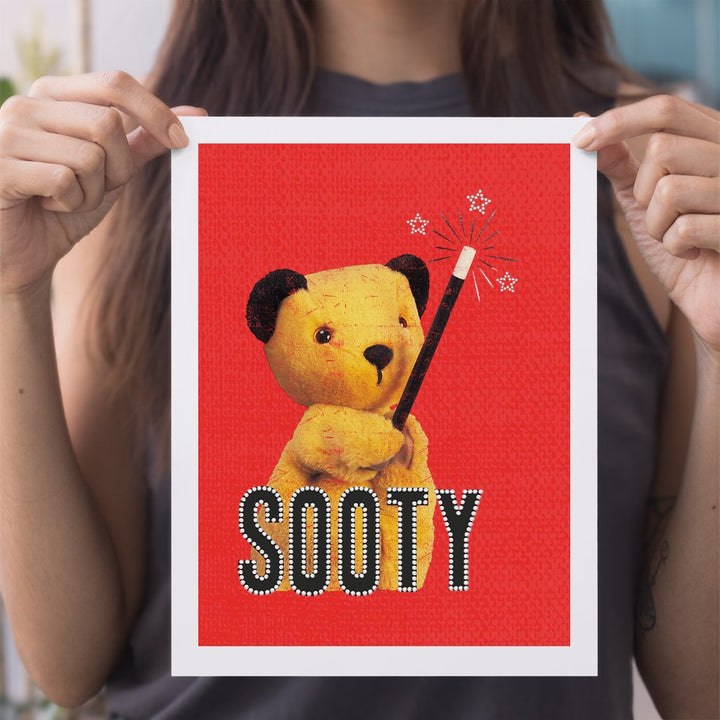 Sooty Magic Wand A4 Print