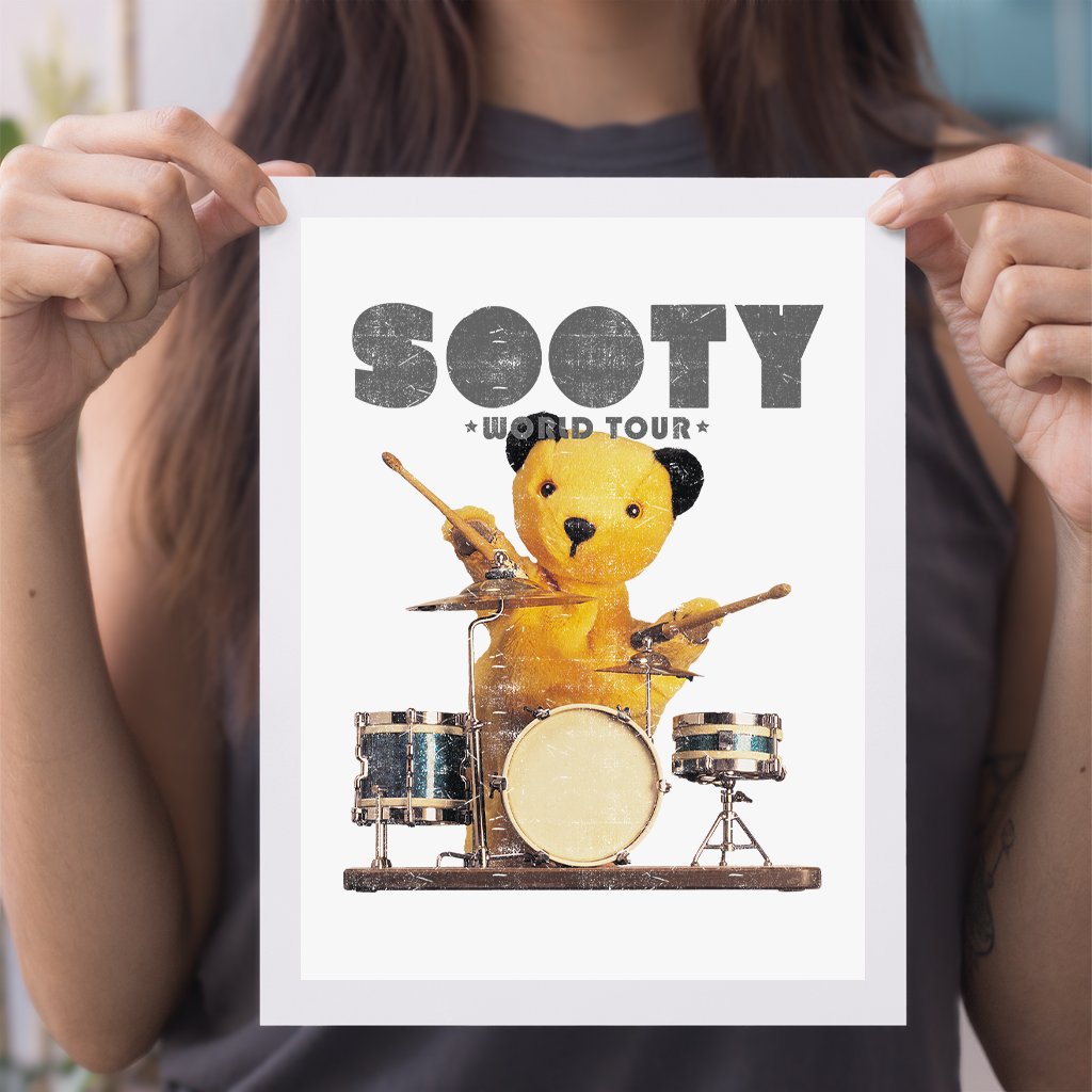 Sooty World Tour A4 Print