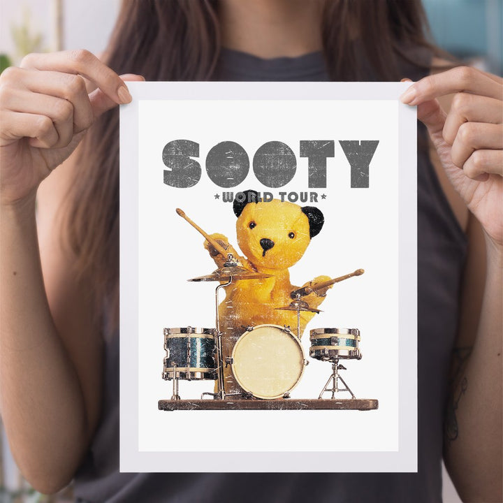 Sooty World Tour A4 Print