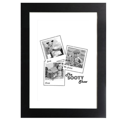 Sooty Show Polaroid Framed Print