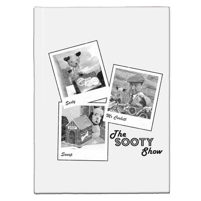 Sooty Show Polaroid A5 Hardcover Notebook