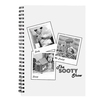 Sooty Show Polaroid A5 Spiral Notebook