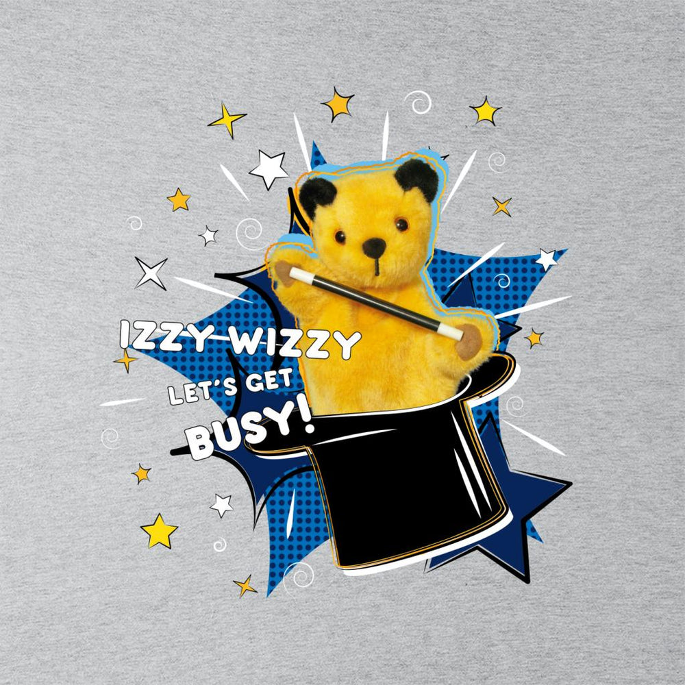 Sooty Top Hat Izzy Wizzy Let's Get Busy Men's Sweatshirt-Sooty's Shop