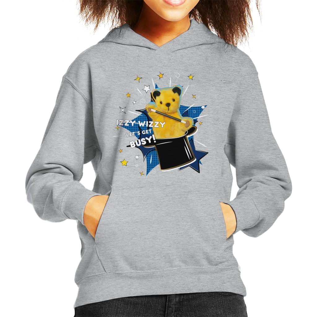 Sooty Top Hat Izzy Wizzy Let's Get Busy Kid's Hooded Sweatshirt-Sooty's Shop