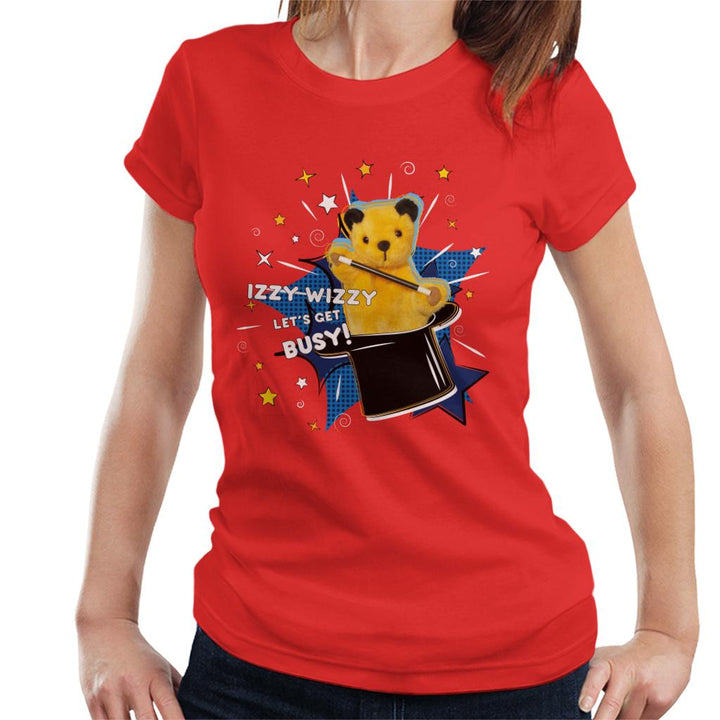 Sooty Top Hat Izzy Wizzy Let's Get Busy Women's T-Shirt-Sooty's Shop