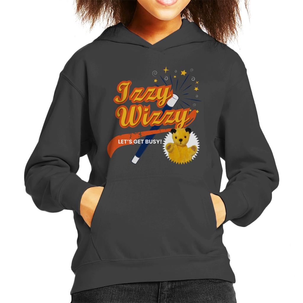 Sooty Magic Wand Izzy Wizzy Let's Get Busy Kid's Hooded Sweatshirt-Sooty's Shop