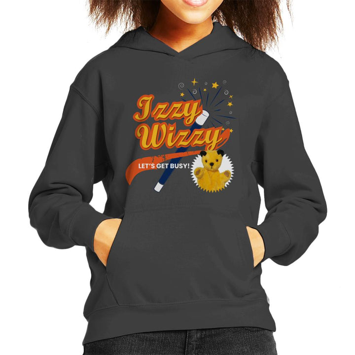 Sooty Magic Wand Izzy Wizzy Let's Get Busy Kid's Hooded Sweatshirt-Sooty's Shop