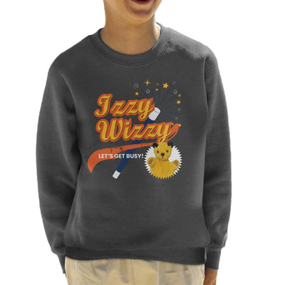 Sooty Magic Wand Izzy Wizzy Let's Get Busy Kid's Sweatshirt-Sooty's Shop