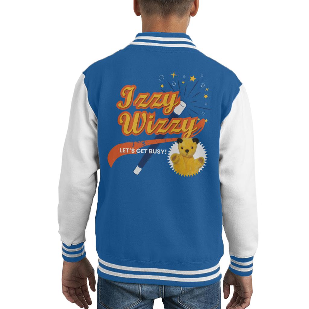 Sooty Magic Wand Izzy Wizzy Let's Get Busy Kid's Varsity Jacket-Sooty's Shop