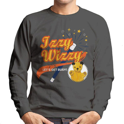 Sooty Magic Wand Izzy Wizzy Let's Get Busy Men's Sweatshirt-Sooty's Shop