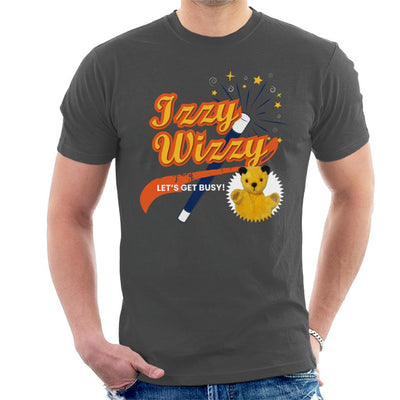 Sooty Magic Wand Izzy Wizzy Let's Get Busy Men's T-Shirt-Sooty's Shop