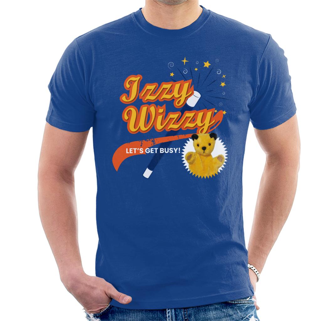 Sooty Magic Wand Izzy Wizzy Let's Get Busy Men's T-Shirt-Sooty's Shop