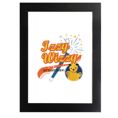 Sooty Izzy Wizzy Magic Wand Framed Print-Sooty's Shop