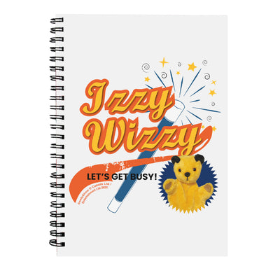 Sooty Izzy Wizzy Magic Wand A5 Spiral Notebook-Sooty's Shop