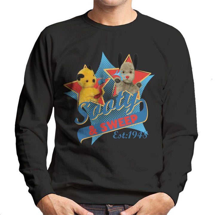 Sooty & Sweep Retro Water Sprayer Men's Sweatshirt-Sooty's Shop
