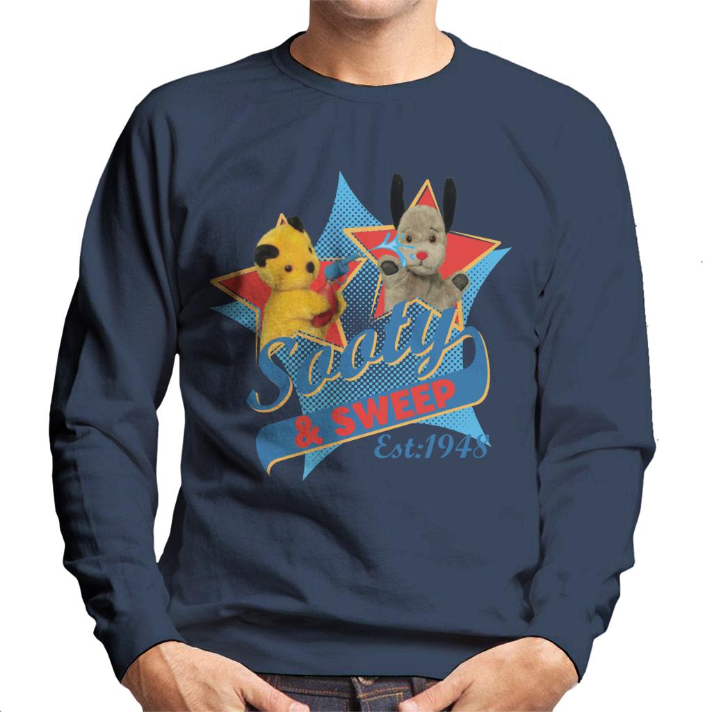 Sooty & Sweep Retro Water Sprayer Men's Sweatshirt-Sooty's Shop