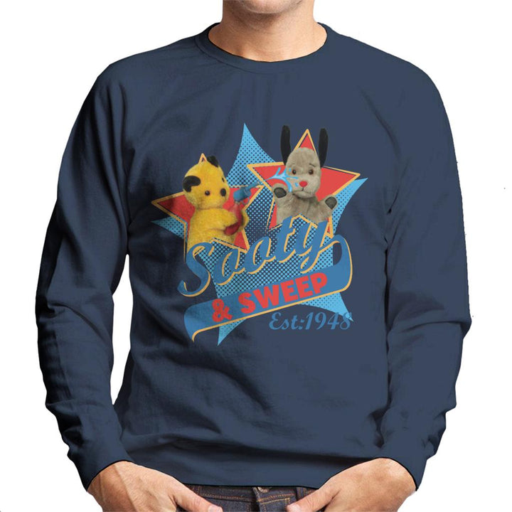 Sooty & Sweep Retro Water Sprayer Men's Sweatshirt-Sooty's Shop