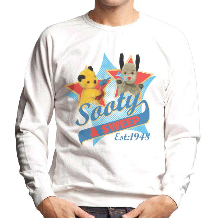 Sooty & Sweep Retro Water Sprayer Men's Sweatshirt-Sooty's Shop