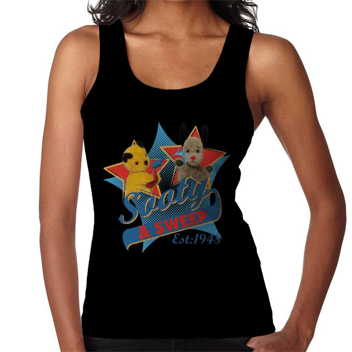 Sooty & Sweep Retro Water Sprayer Women's Vest-Sooty's Shop