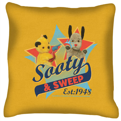 Sooty And Sweep Established 1948 Cushion-Sooty's Shop
