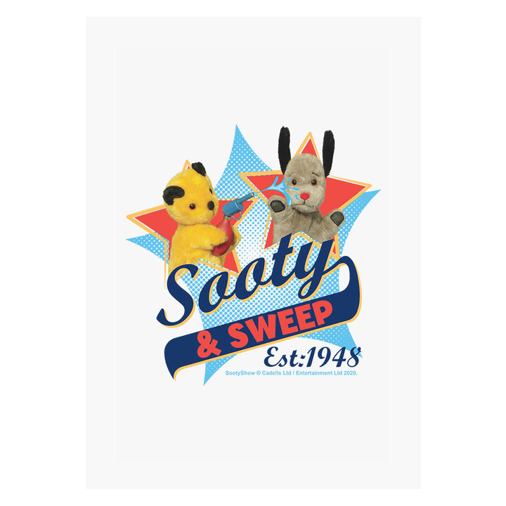 Sooty And Sweep Established 1948 Framed Print-Sooty's Shop