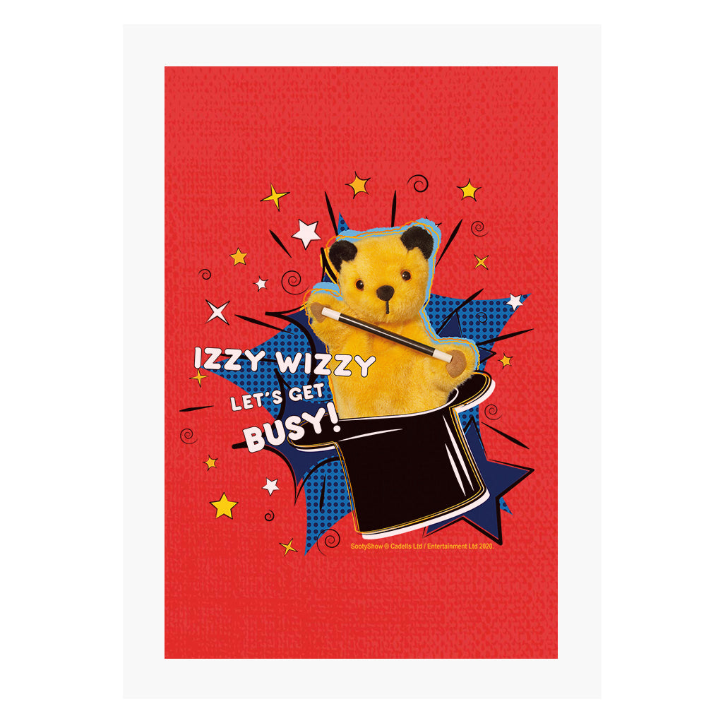 Sooty Izzy Wizzy Magic Hat Framed Print-Sooty's Shop