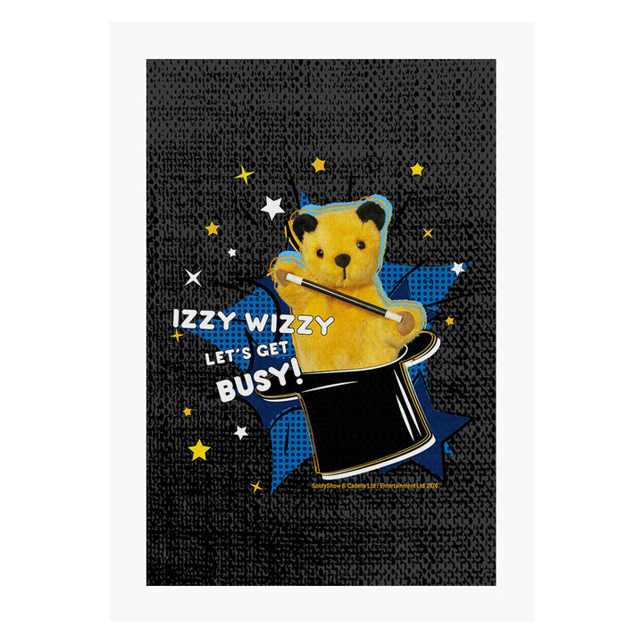 Sooty Izzy Wizzy Magic Hat Framed Print-Sooty's Shop