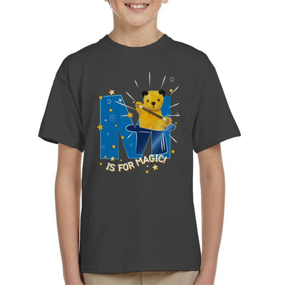 Sooty Top Hat M Is For Magic Kid's T-Shirt-Sooty's Shop