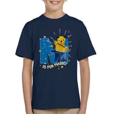 Sooty Top Hat M Is For Magic Kid's T-Shirt-Sooty's Shop