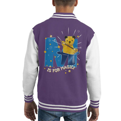 Sooty Top Hat M Is For Magic Kid's Varsity Jacket-Sooty's Shop