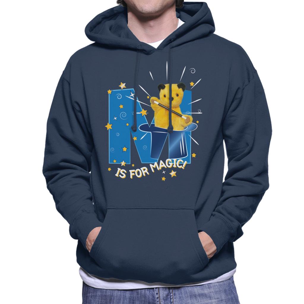Sooty Top Hat M Is For Magic Men's Hooded Sweatshirt-Sooty's Shop