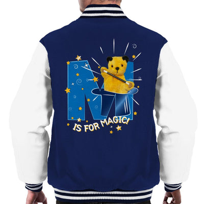 Sooty Top Hat M Is For Magic Men's Varsity Jacket-Sooty's Shop