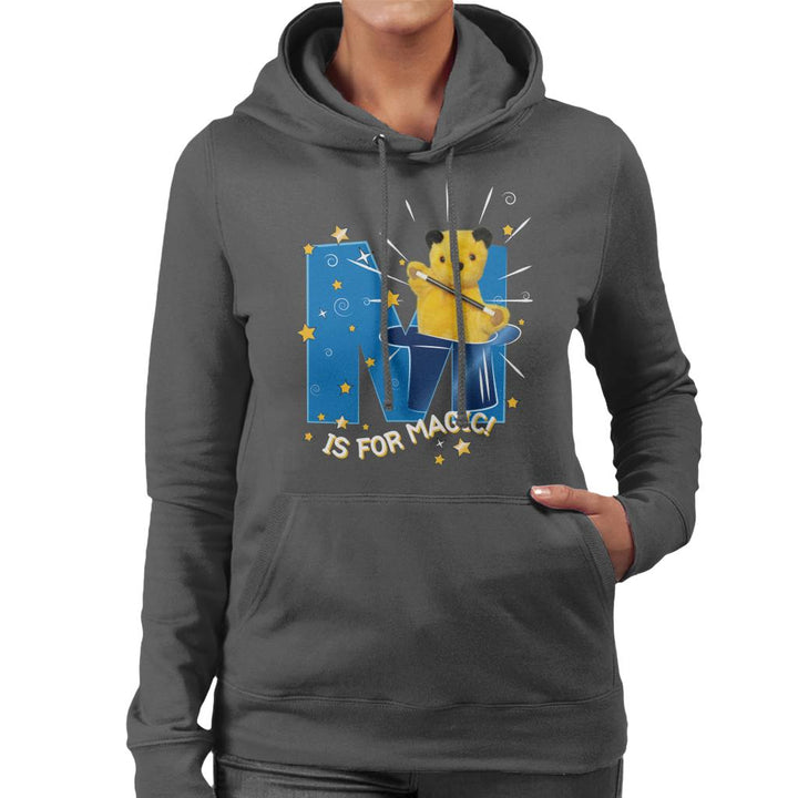Sooty Top Hat M Is For Magic Women's Hooded Sweatshirt-Sooty's Shop