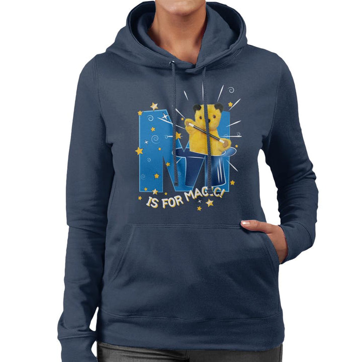 Sooty Top Hat M Is For Magic Women's Hooded Sweatshirt-Sooty's Shop