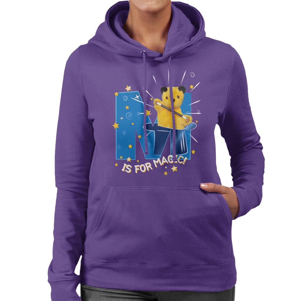 Sooty Top Hat M Is For Magic Women's Hooded Sweatshirt-Sooty's Shop