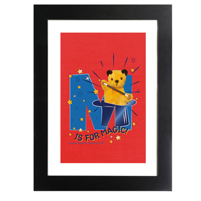Sooty M Is For Magic Framed Print-Sooty's Shop