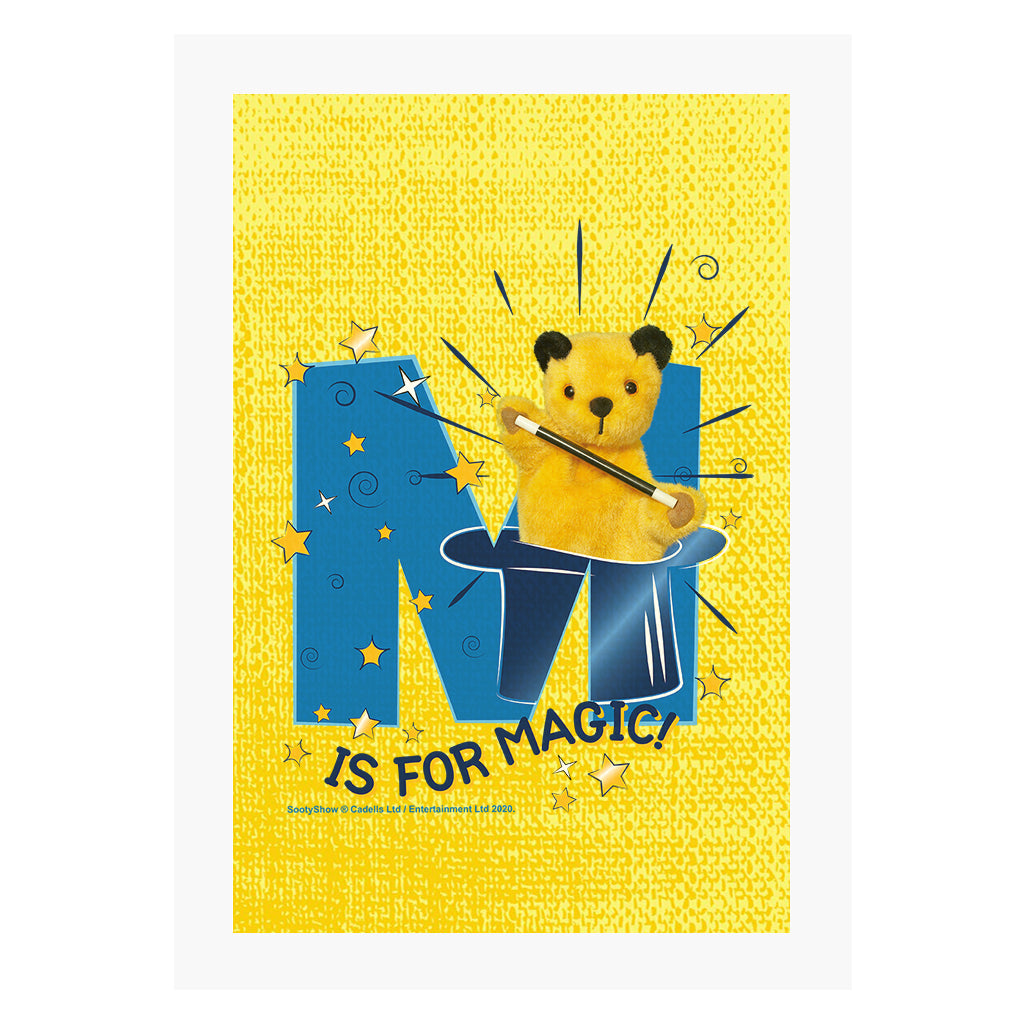 Sooty M Is For Magic Framed Print-Sooty's Shop