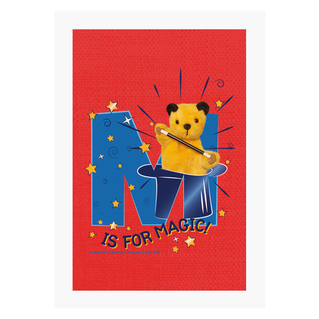 Sooty M Is For Magic Framed Print-Sooty's Shop