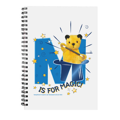 Sooty M Is For Magic A5 Spiral Notebook-Sooty's Shop