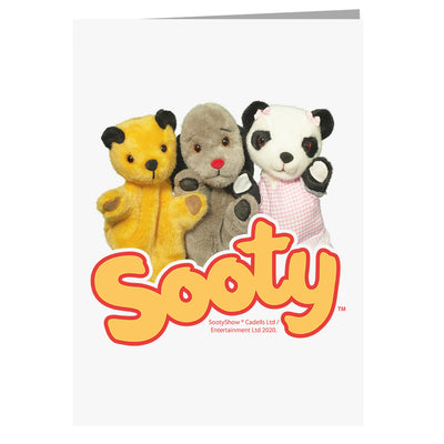 Sooty Sweep And Soo Friends A5 Greeting Card-Sooty's Shop