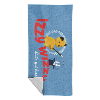 Sooty Magic Trick Izzy Wizzy Lets Get Busy Beach Towel-Sooty's Shop