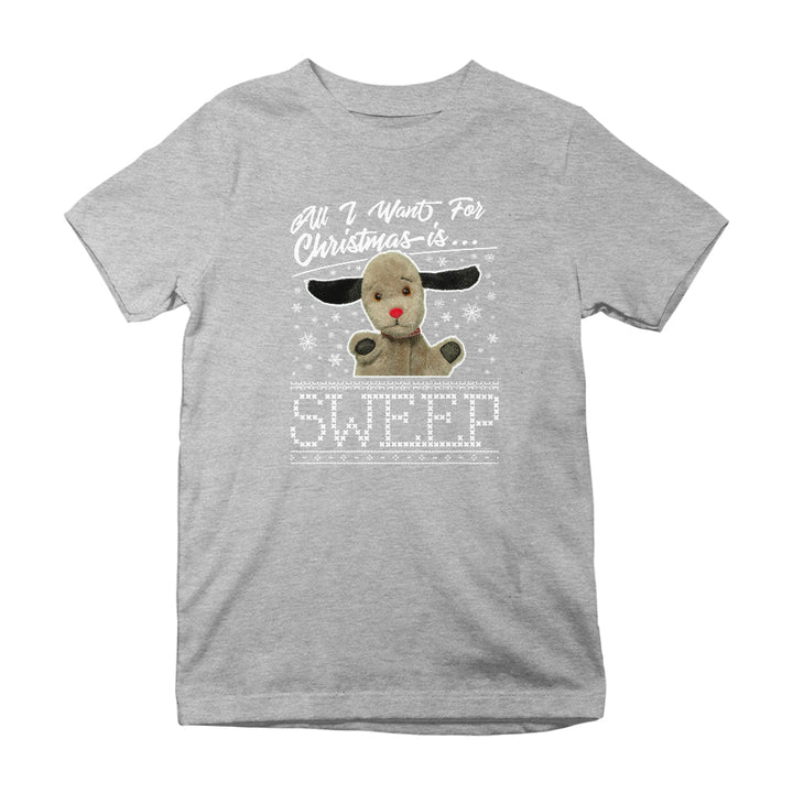 Sooty Christmas All I Want For Christmas Is Sweep Kids T-Shirt